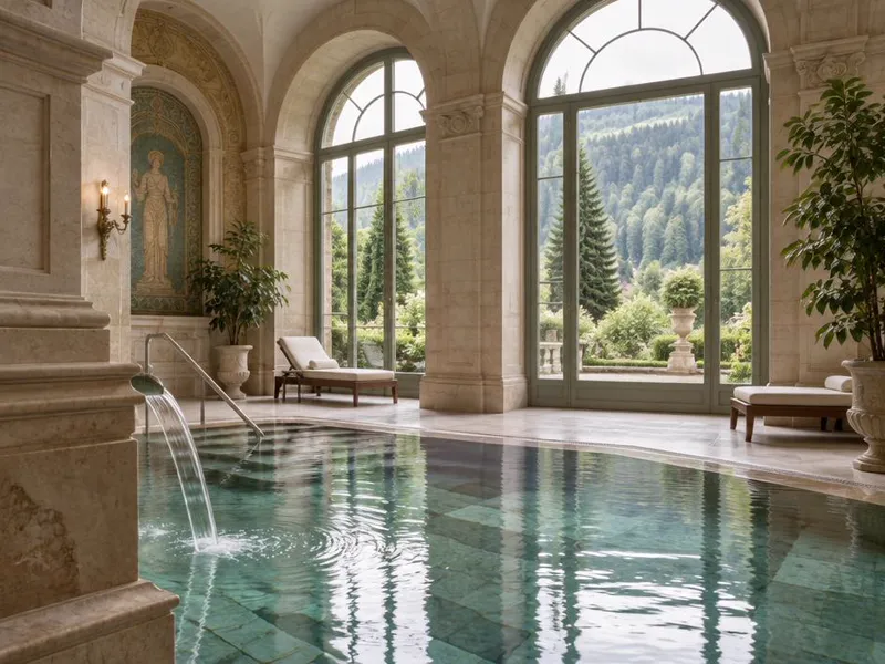 Editorial interpretation of Baden-Baden, Germany, inspired by Brenners Park-Hotel & Spa