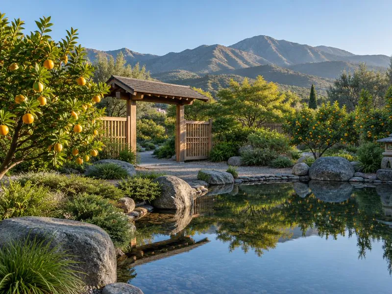 Editorial interpretation of San Marcos, California, United States, inspired by Golden Door