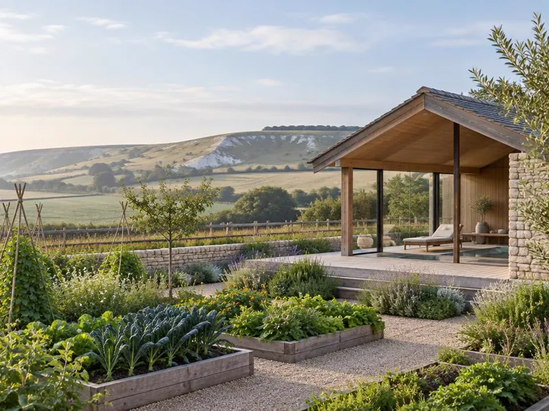 Editorial interpretation of Chichester, West Sussex, United Kingdom, inspired by Goodwood Health & Wellbeing