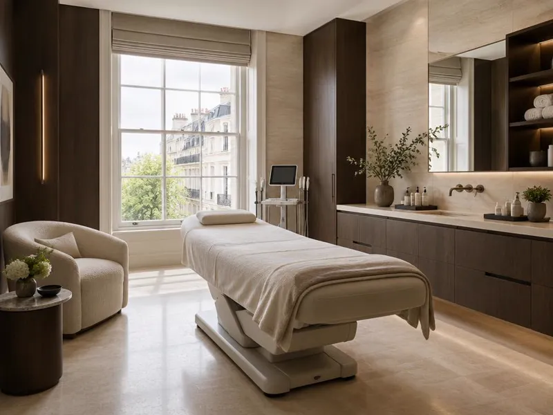 Editorial interpretation of Mayfair, London, United Kingdom, inspired by Lanserhof at The Arts Club