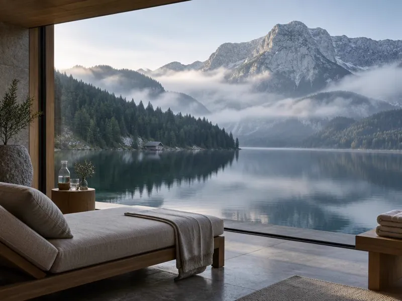 Editorial interpretation of Altaussee, Austria, inspired by MAYRLIFE