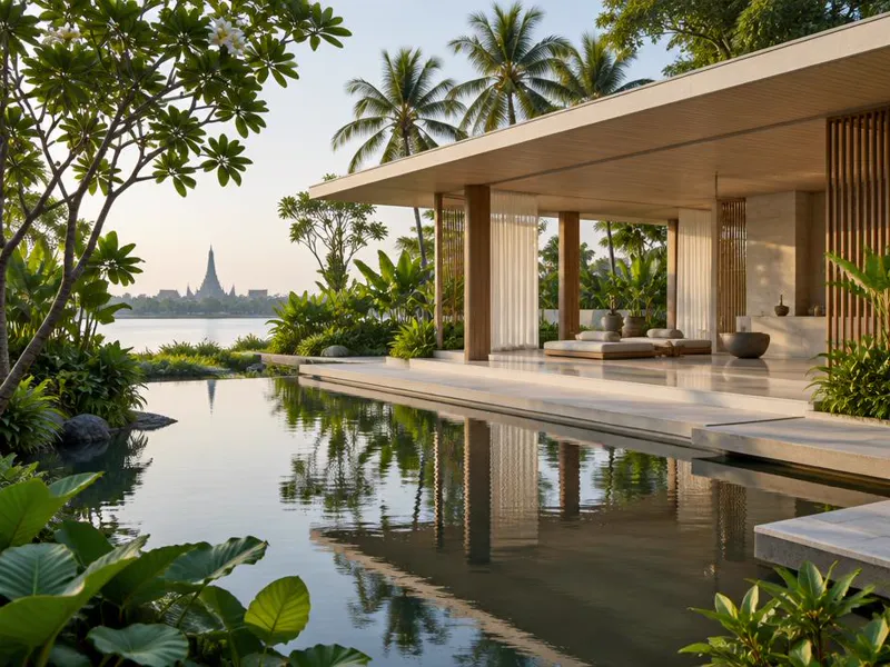 Editorial interpretation of Bangkok, Thailand, inspired by RAKxa Integrative Wellness