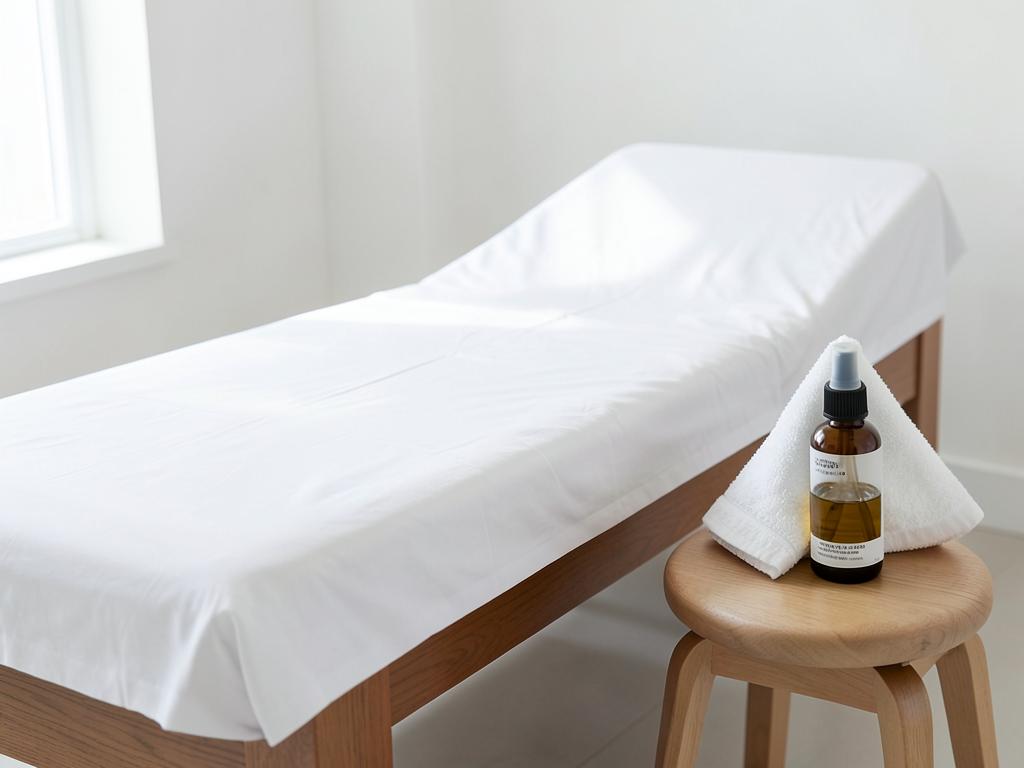 Lymphatic drainage body massage — illustrative