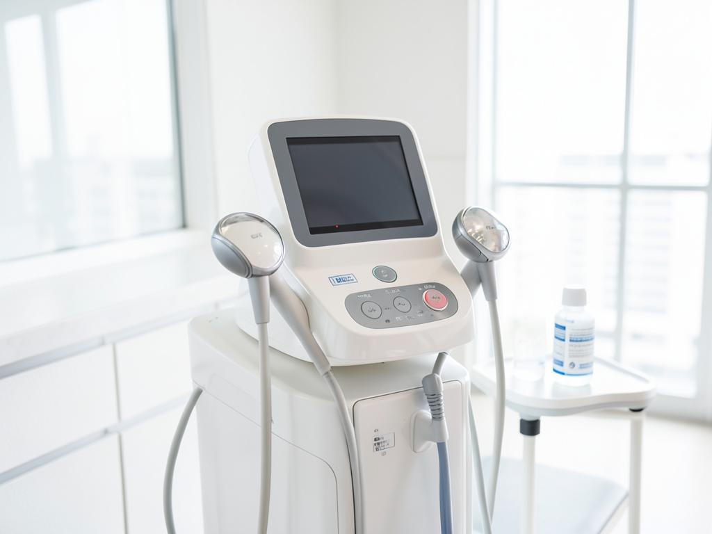 Lipofirm-style RF body and face contouring — illustrative