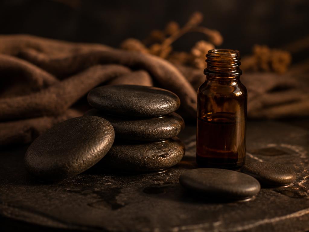 Lymphatic drainage body massage — illustrative